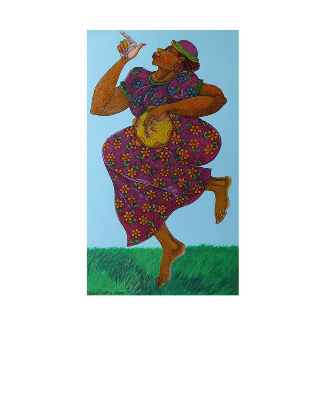 Happy — original artwork by Charles A. Bibbs