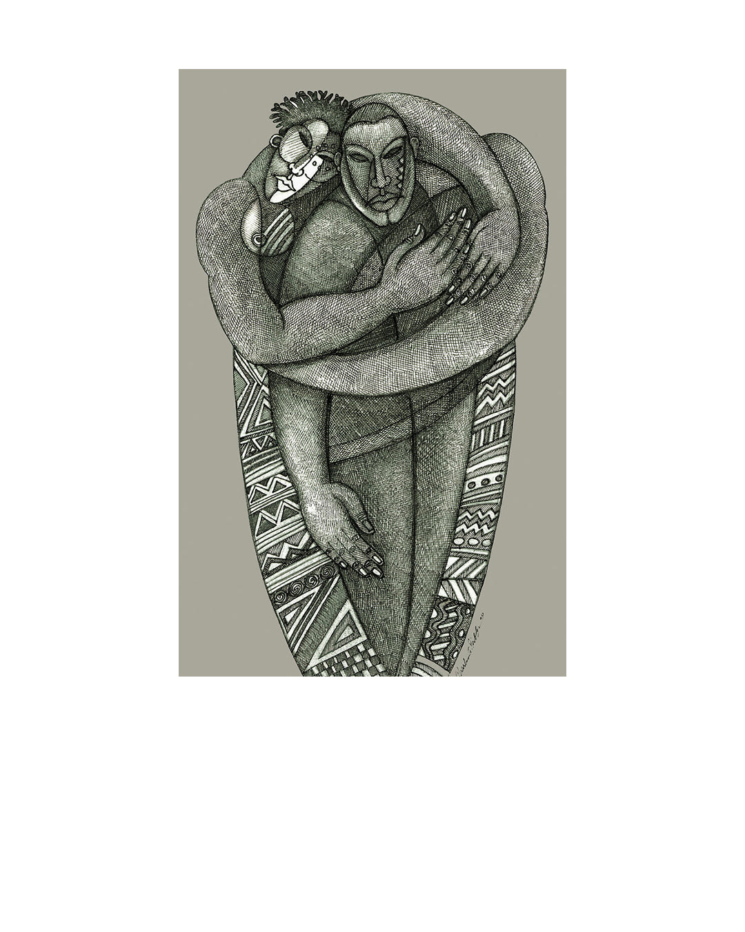 Love Thy Man — original artwork by Charles A. Bibbs