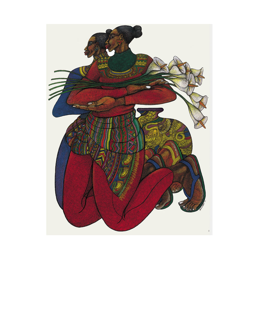 More Lilies — original artwork by Charles A. Bibbs