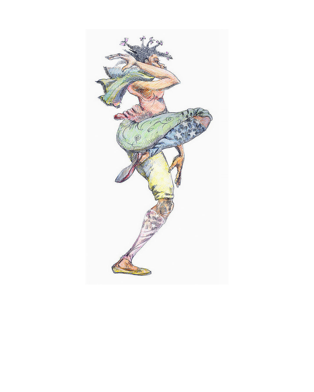 Jumpin Jack Mama — original artwork by Charles A. Bibbs