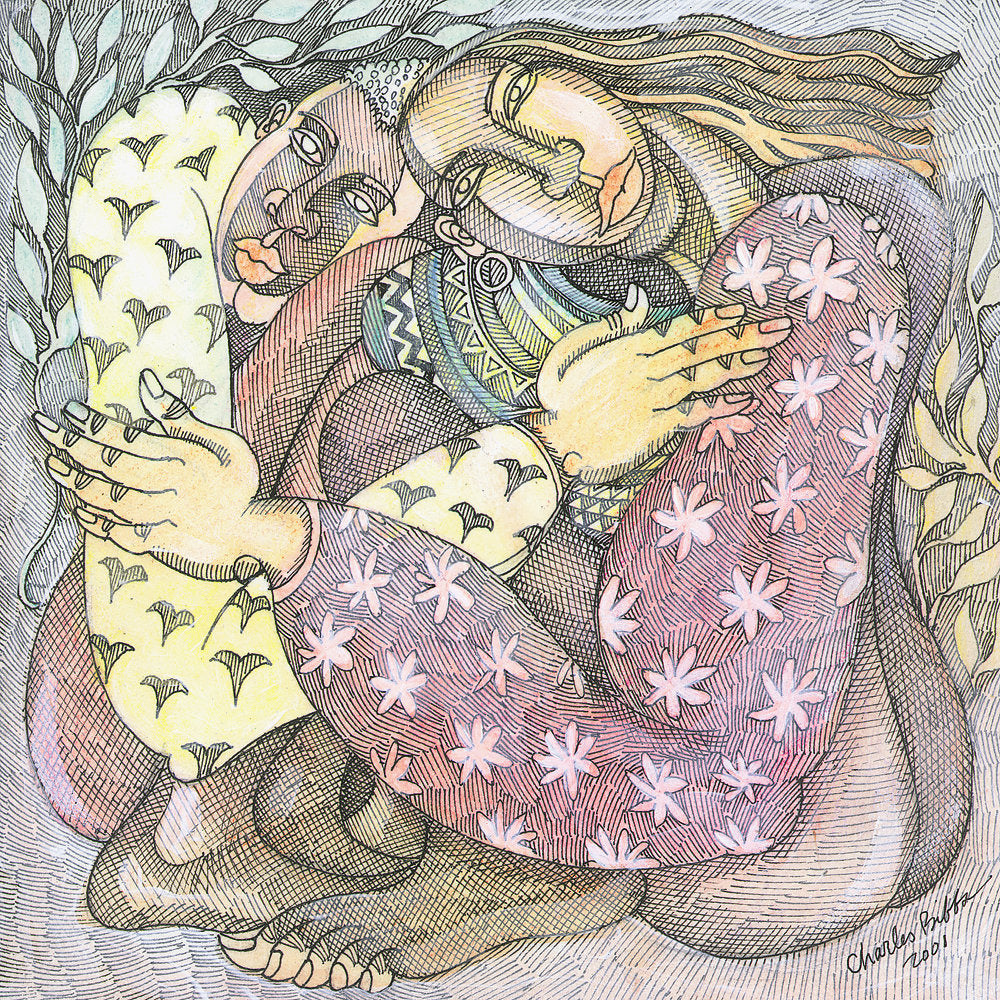 Detail of Spring Lovers by Charles A. Bibbs