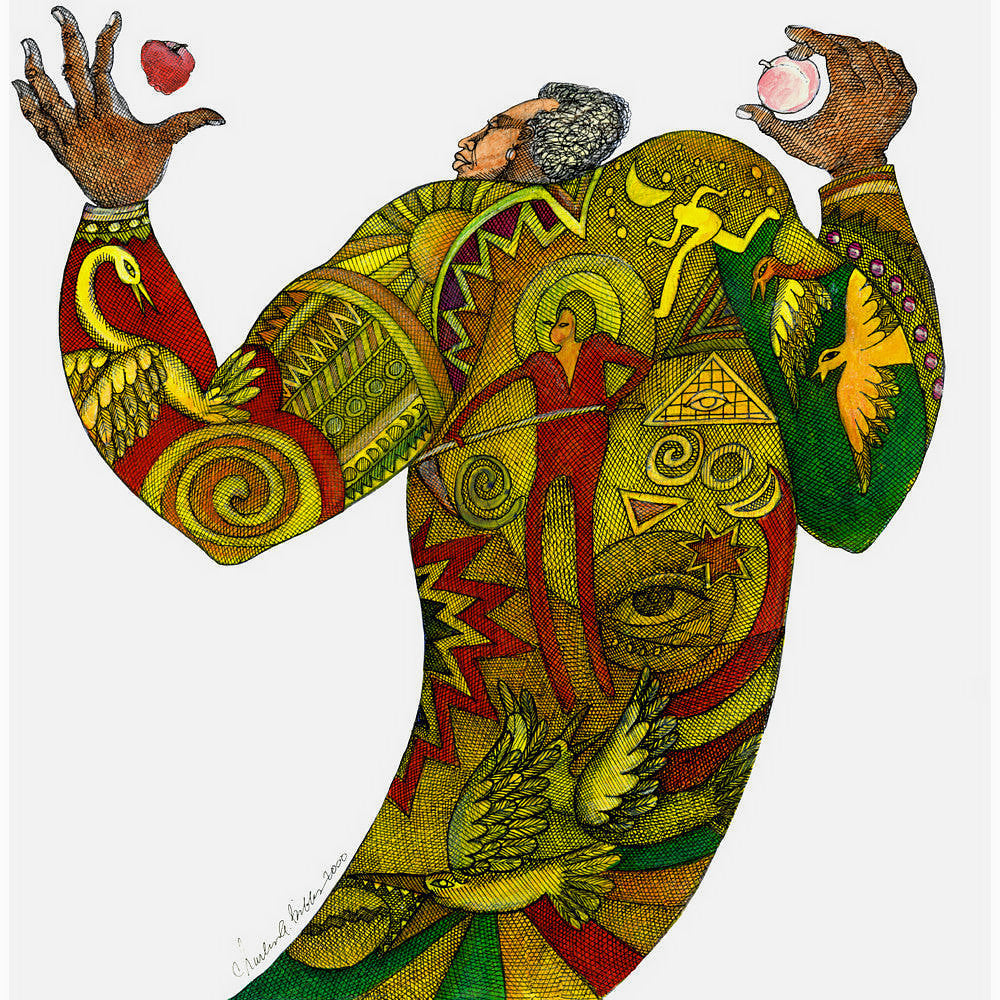 Detail of Man Of Harvest by Charles A. Bibbs