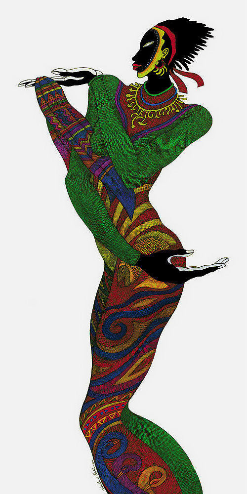 Detail of Ebony Series 6 by Charles A. Bibbs