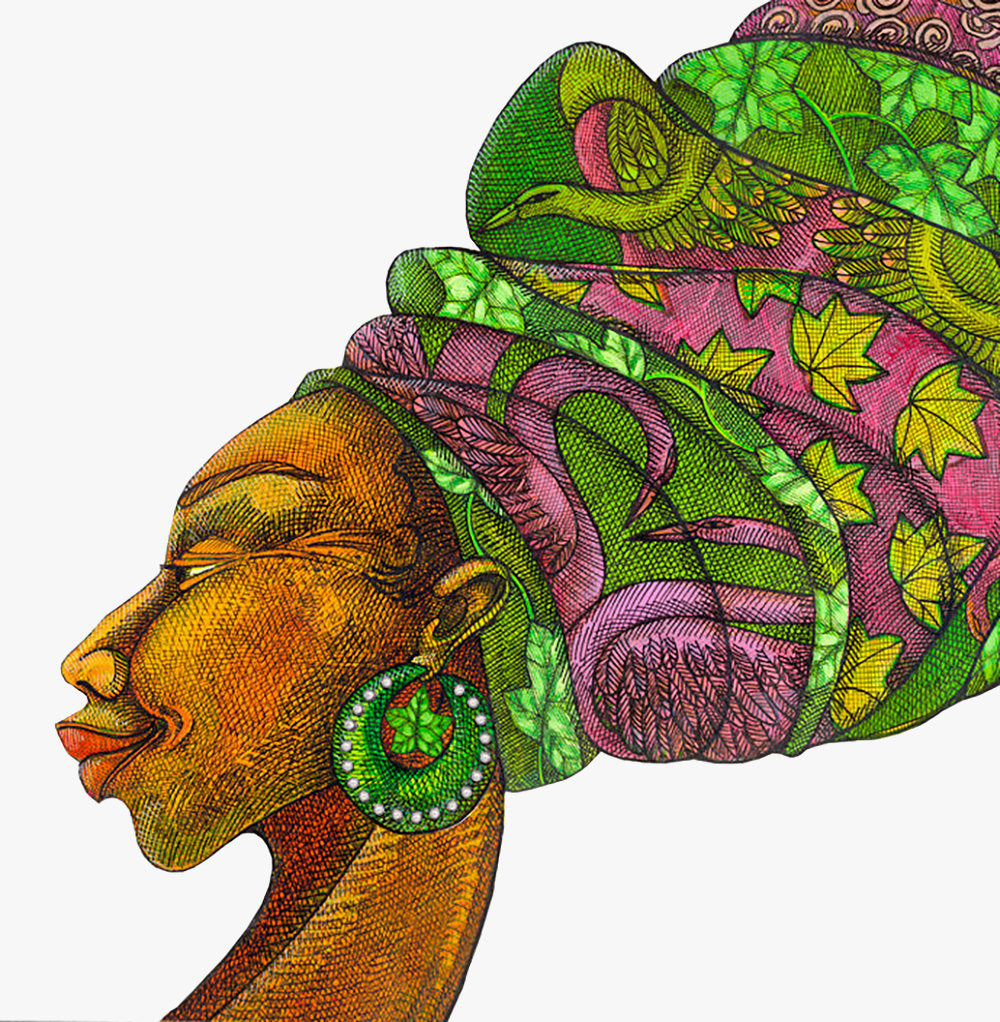 Detail of Ivy Crown by Charles A. Bibbs