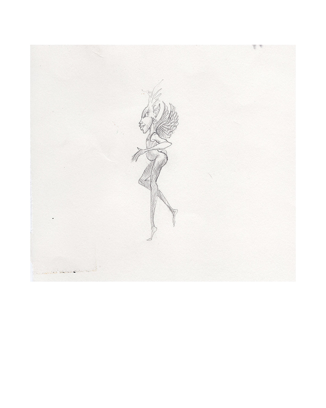 Fairy Girl — original artwork by Charles A. Bibbs