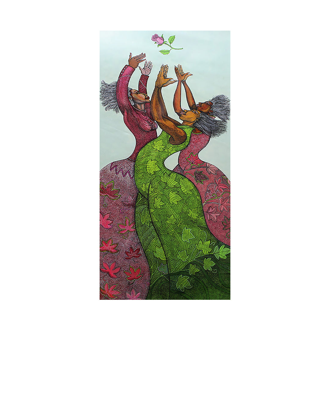 Rejoice II — original artwork by Charles A. Bibbs
