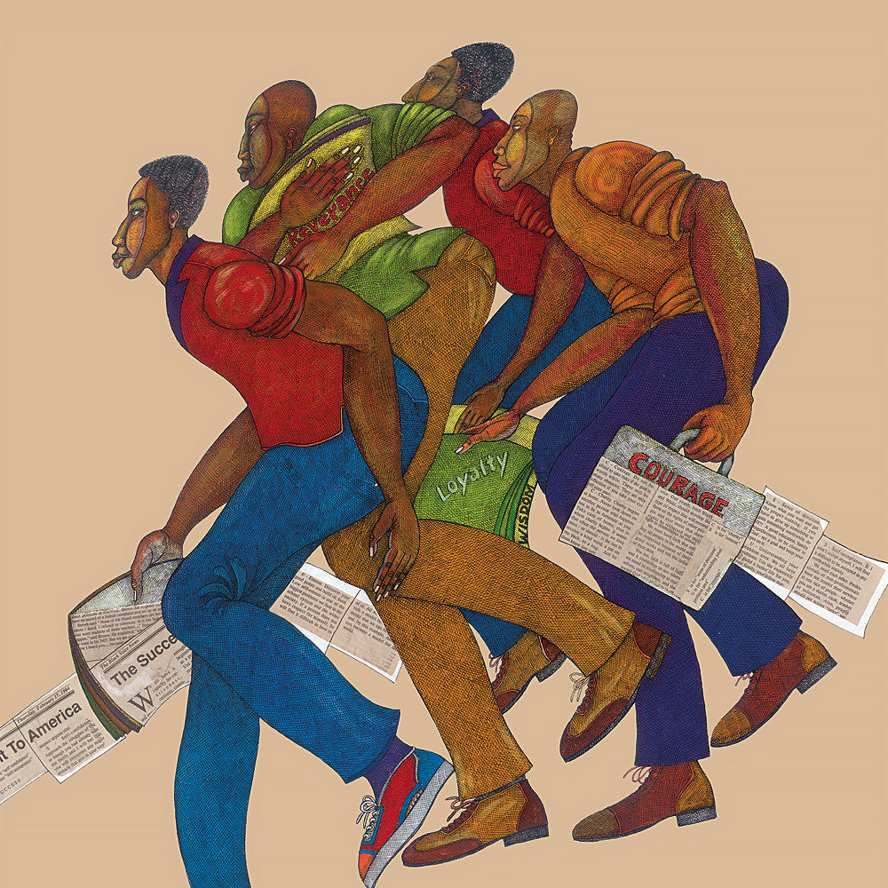 Detail of Men Of All Seasons by Charles A. Bibbs
