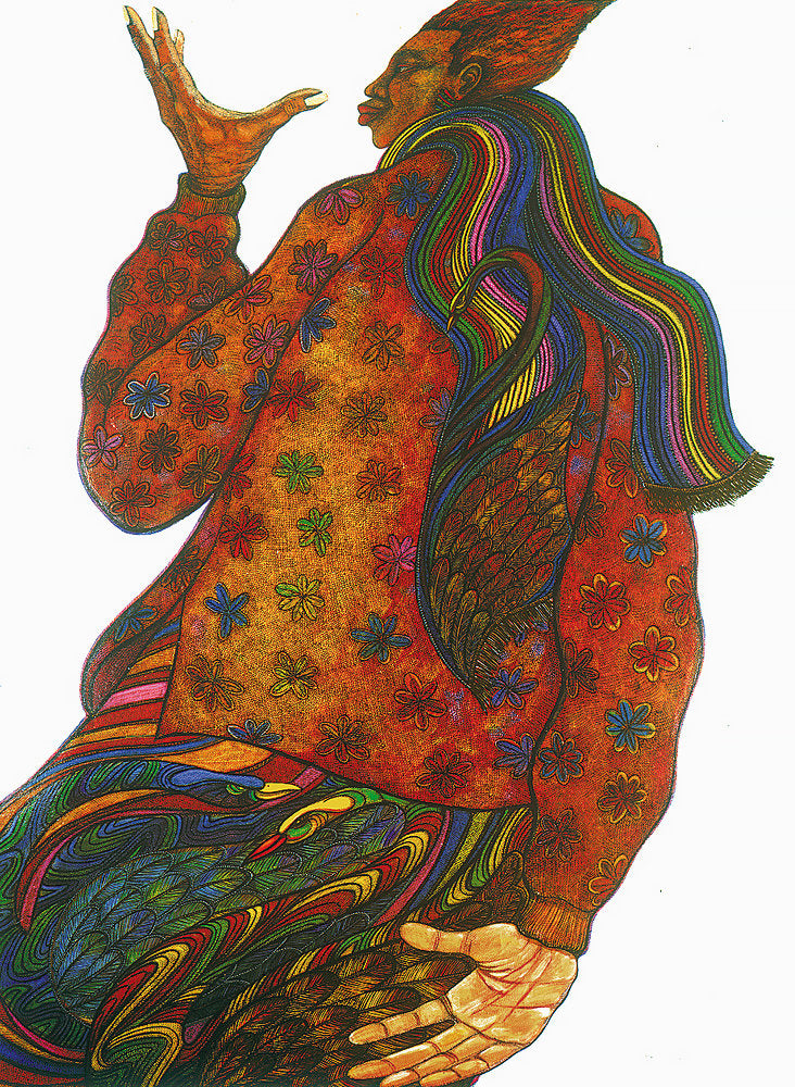Detail of Lady Of Color by Charles A. Bibbs