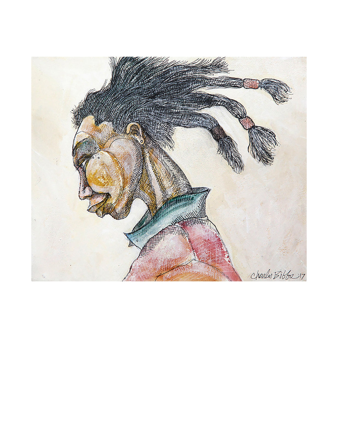 Locs — original artwork by Charles A. Bibbs