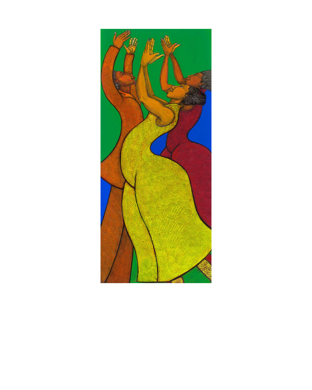 Rejoice — original artwork by Charles A. Bibbs