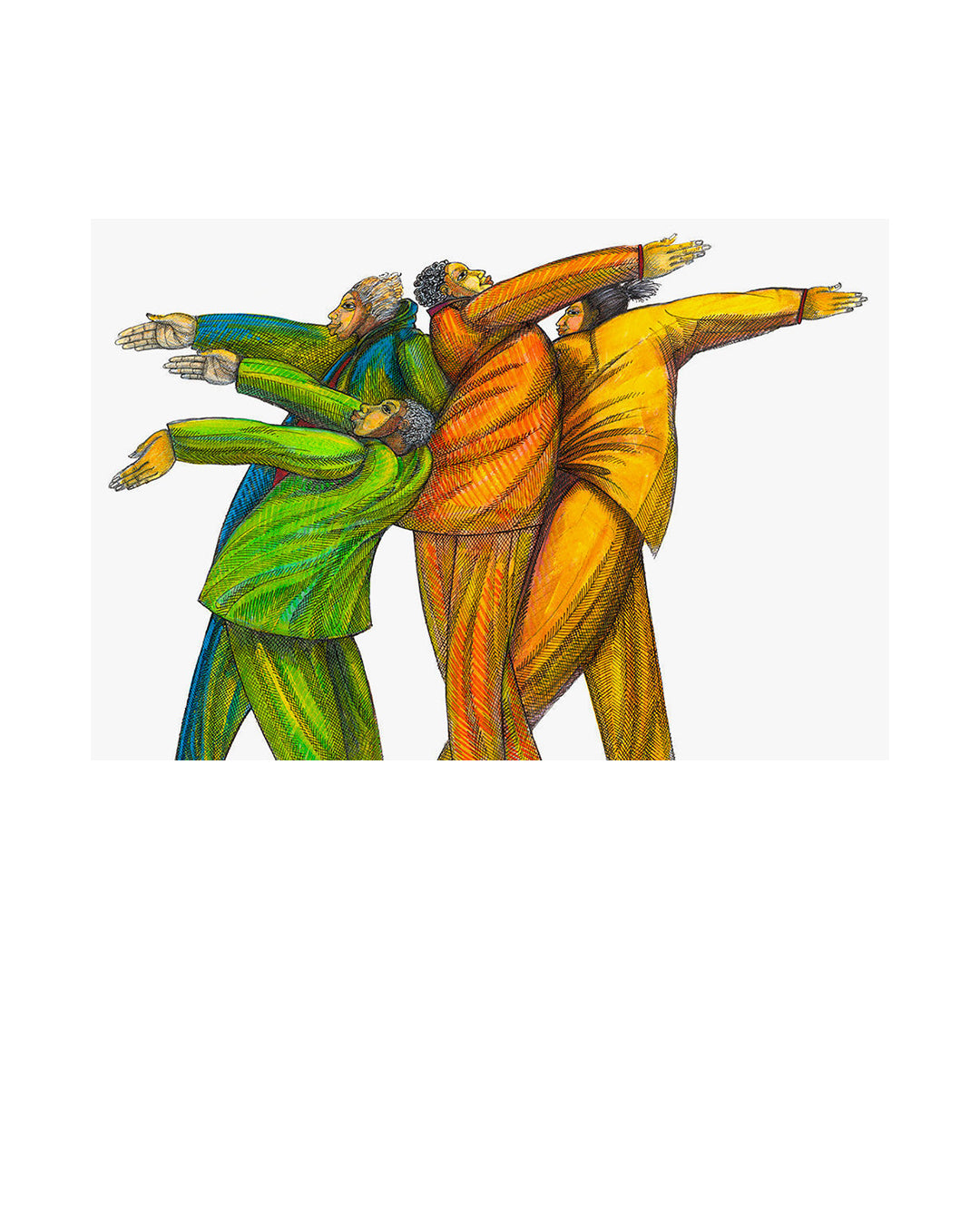 Hands Of The Givers — original artwork by Charles A. Bibbs