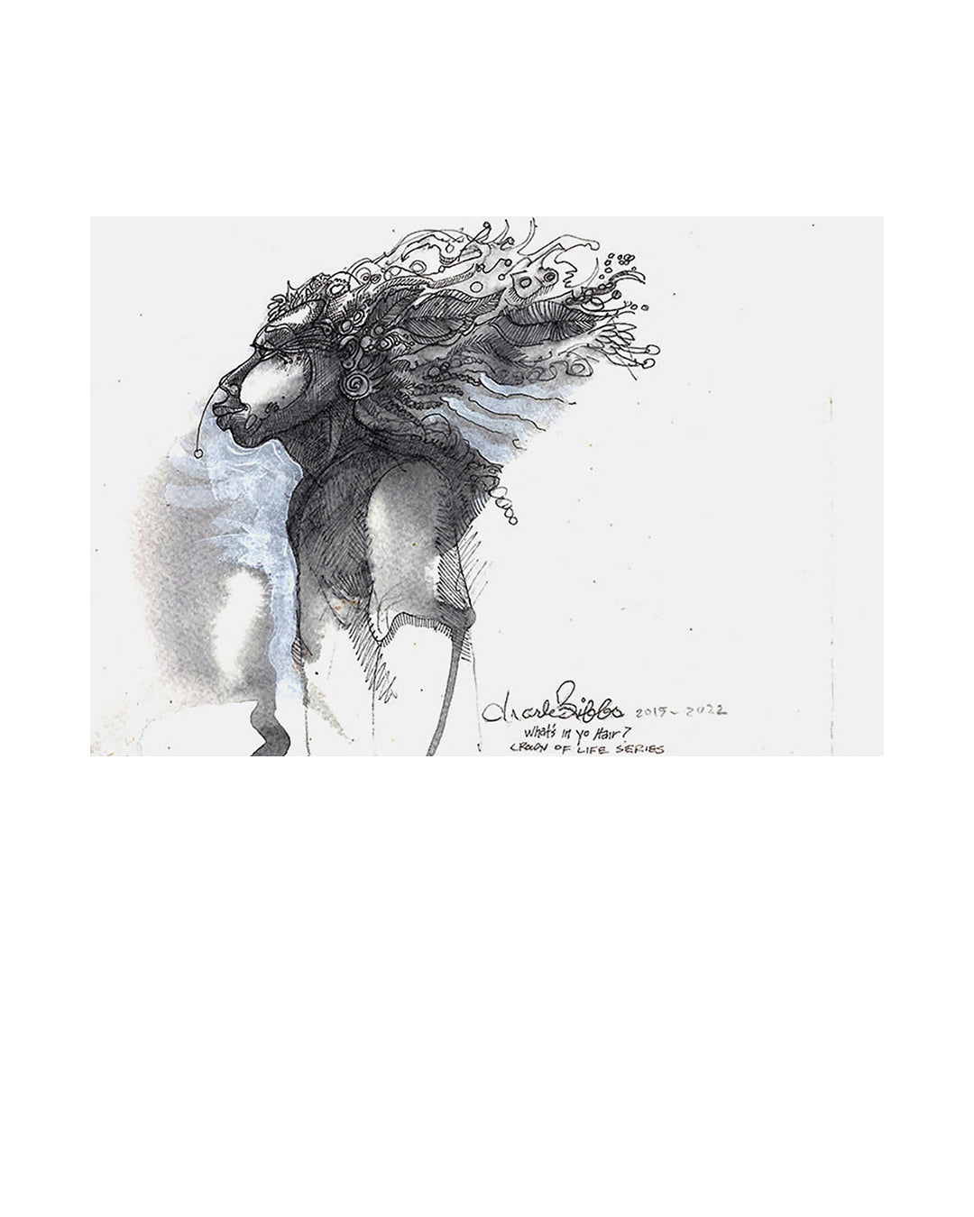 What's In Yo Hair? — original artwork by Charles A. Bibbs