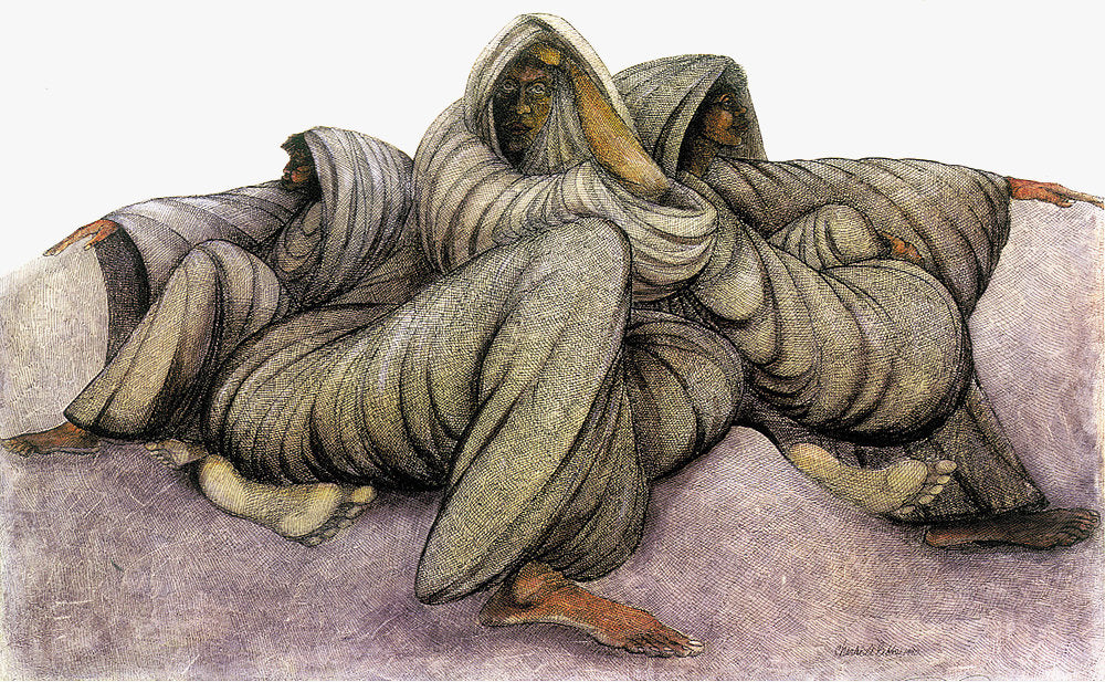 Detail of Desert Queens by Charles A. Bibbs