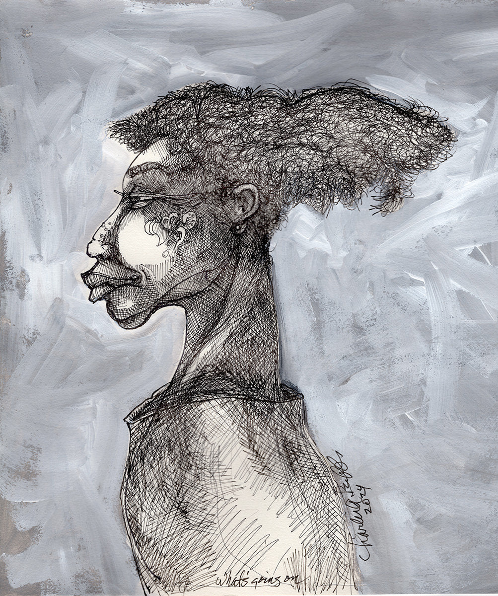 Detail of What's Going On by Charles A. Bibbs