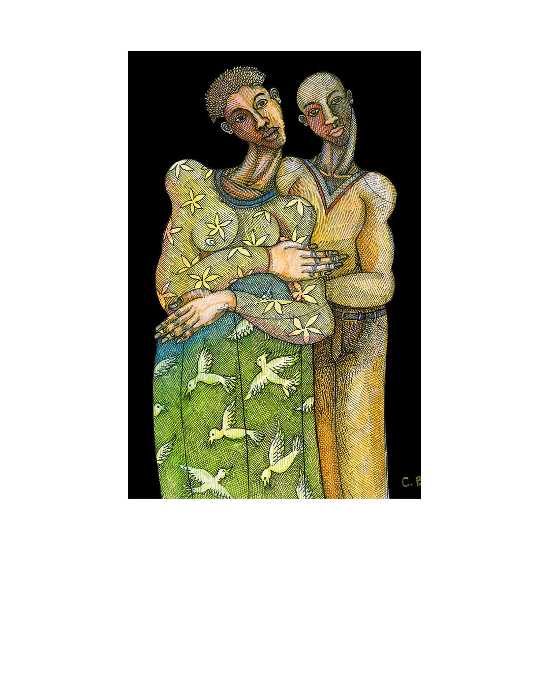 Me And My Girl — original artwork by Charles A. Bibbs
