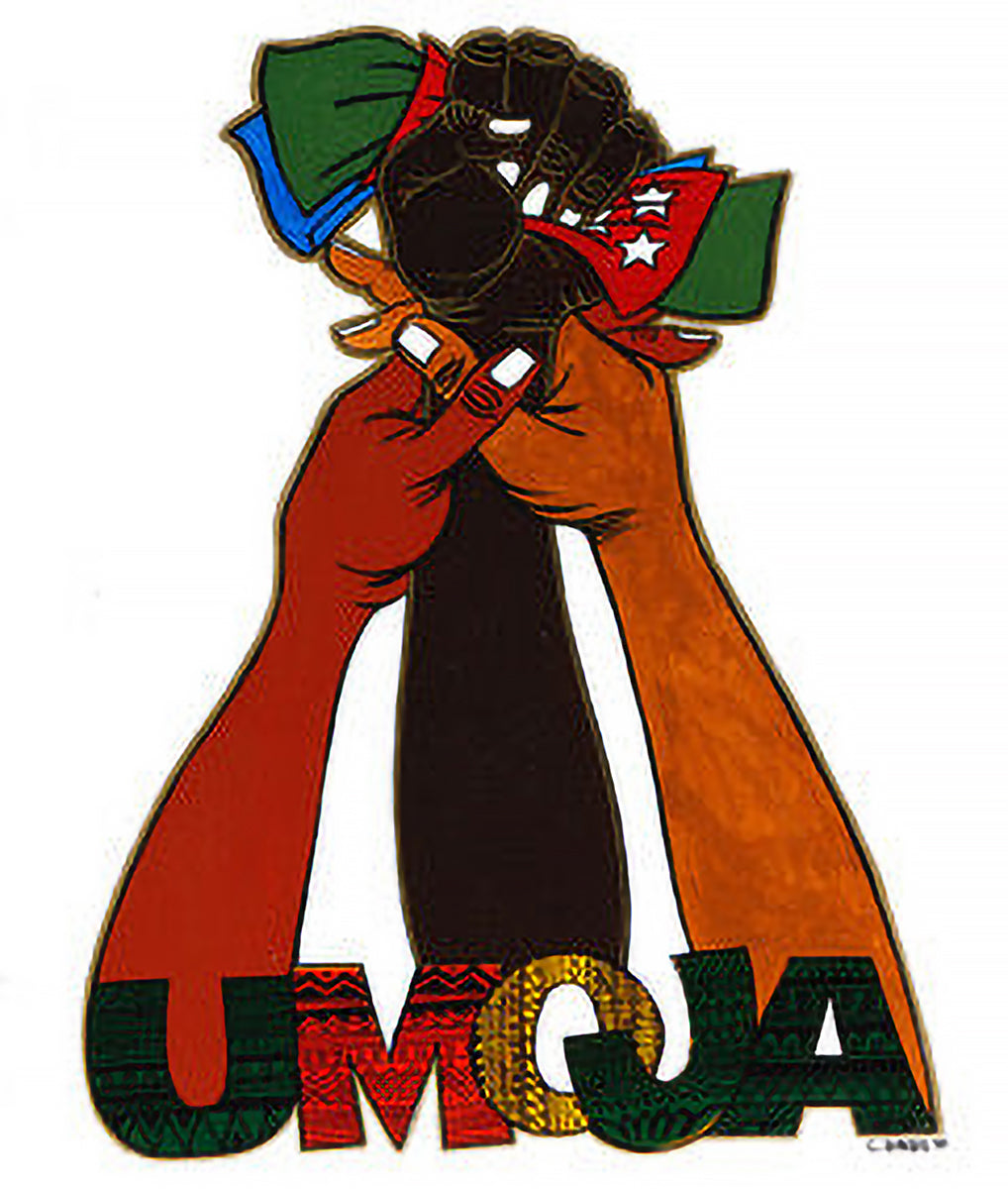 Detail of Umoja (Unity)- Sold by Charles A. Bibbs