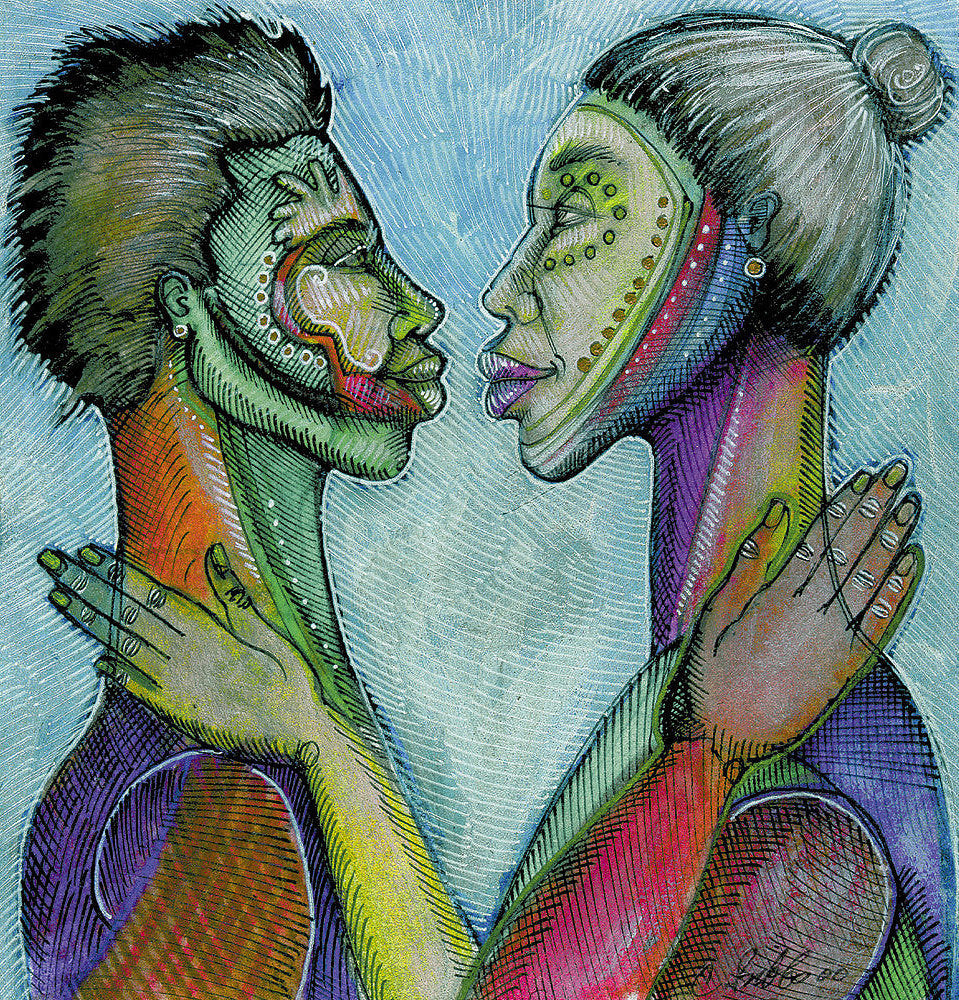 Detail of The Lover'S Look by Charles A. Bibbs