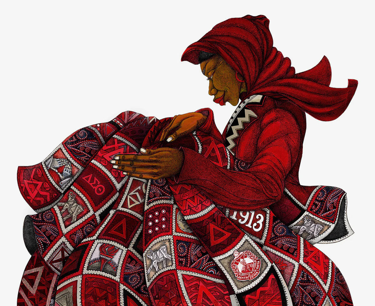 Contemplation — original artwork by Charles A. Bibbs