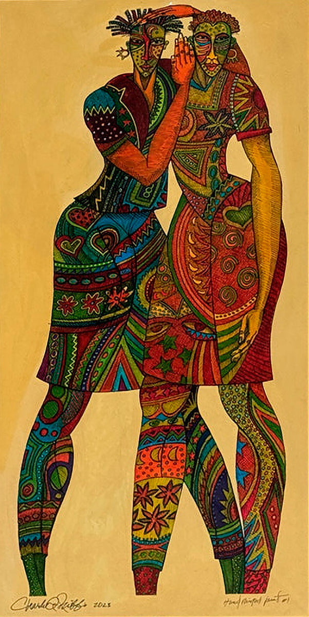 Detail of Body Art II - by Charles A. Bibbs