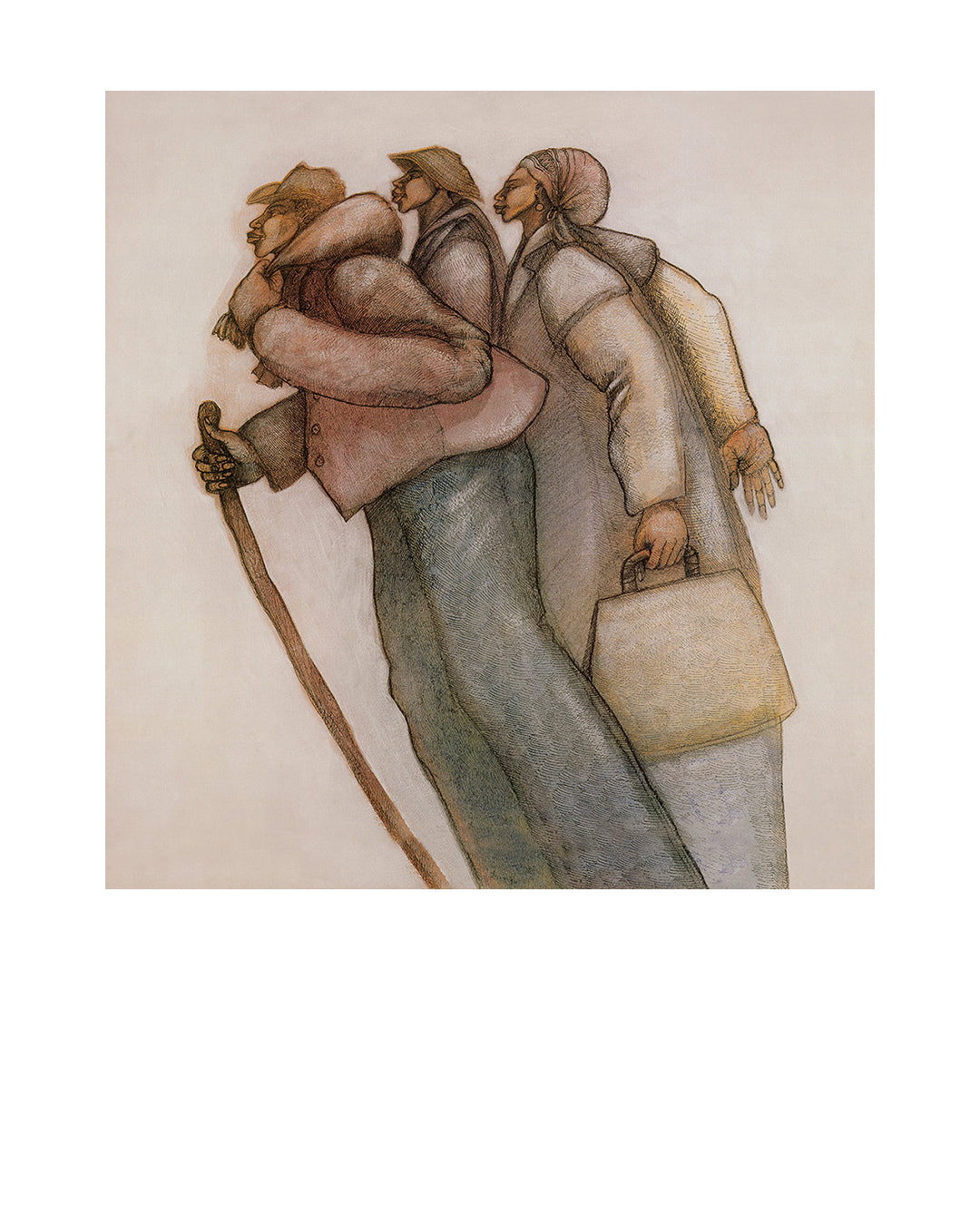 Glory Bound — original artwork by Charles A. Bibbs