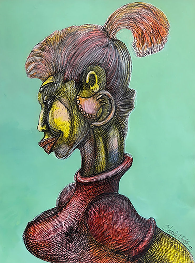 Detail of Ponytail by Charles A. Bibbs