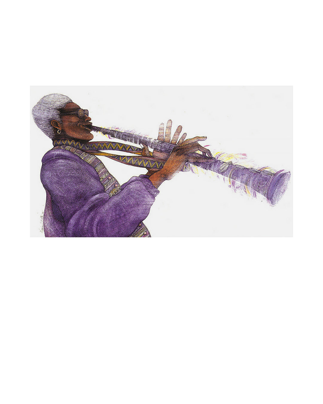 B Jazzed 2 — original artwork by Charles A. Bibbs