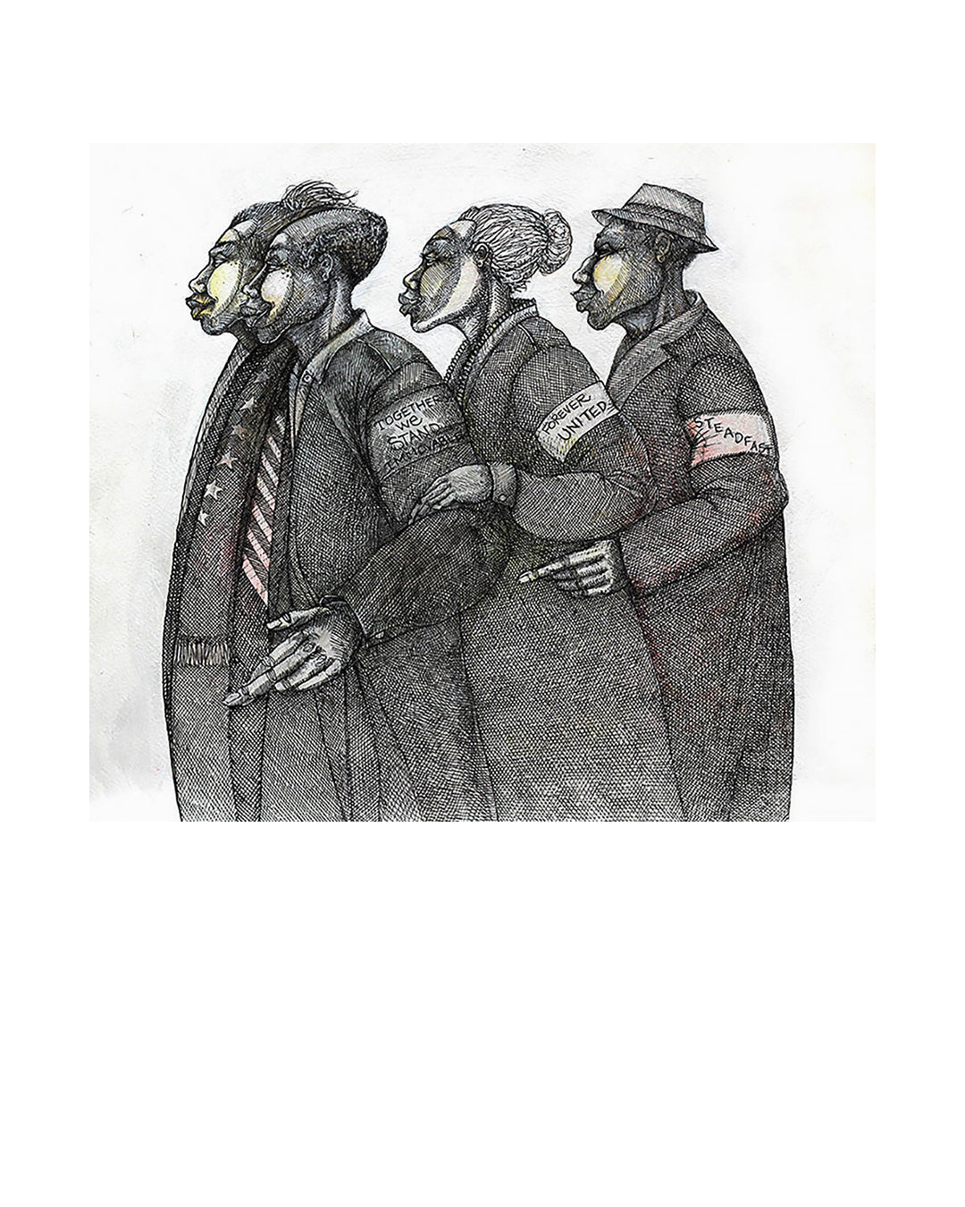 We Stand Together — original artwork by Charles A. Bibbs