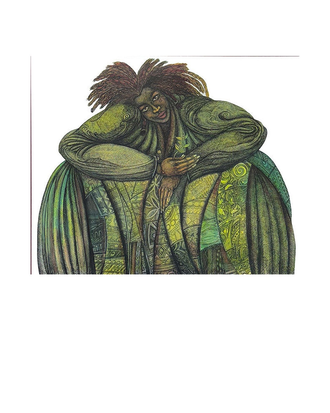 Patterns Of Life II- Special Version — original artwork by Charles A. Bibbs