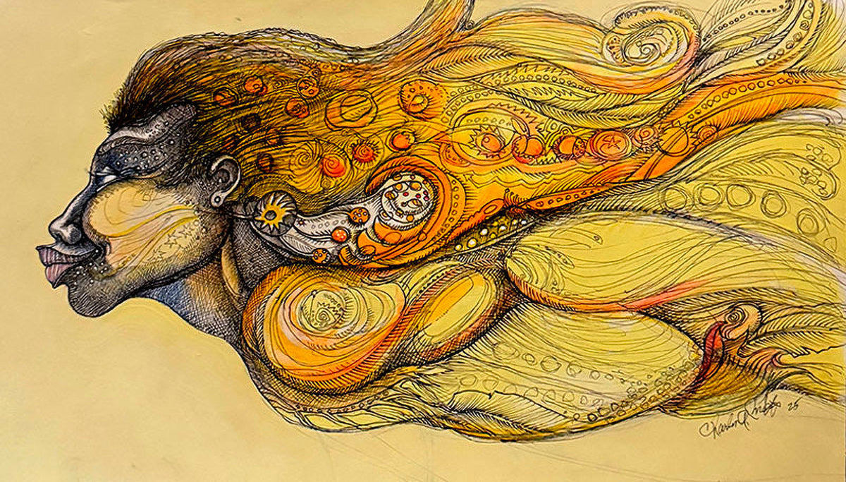 Detail of The Guiding Light by Charles A. Bibbs