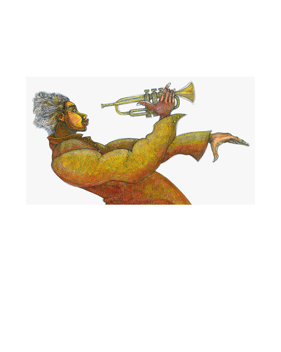 Jazz Composition — original artwork by Charles A. Bibbs
