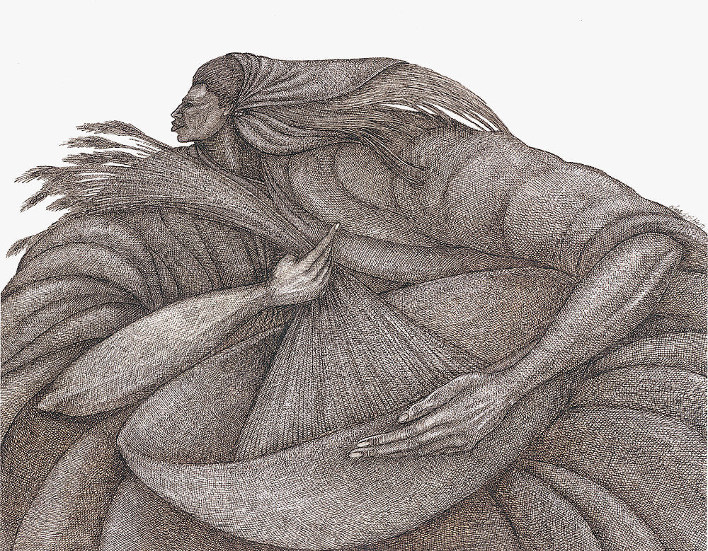 Detail of Our Daily Bread by Charles A. Bibbs
