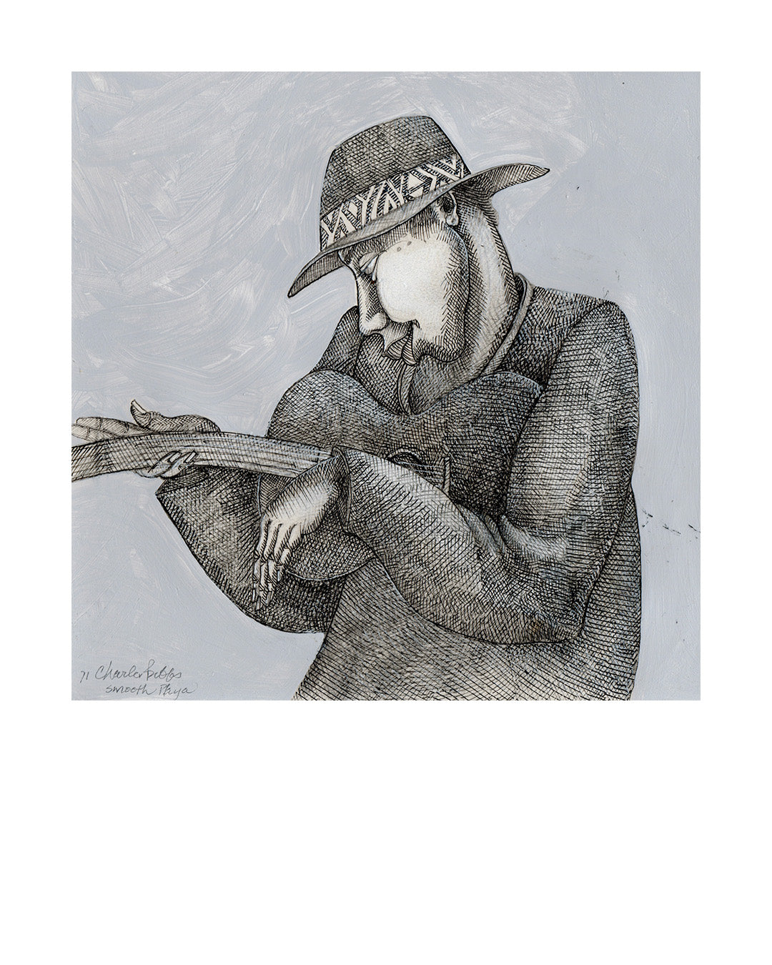 Smooth Playa — original artwork by Charles A. Bibbs