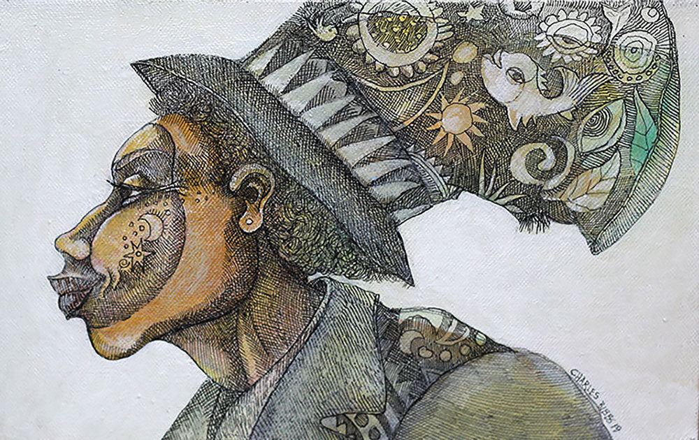 Detail of Mystic Boy by Charles A. Bibbs