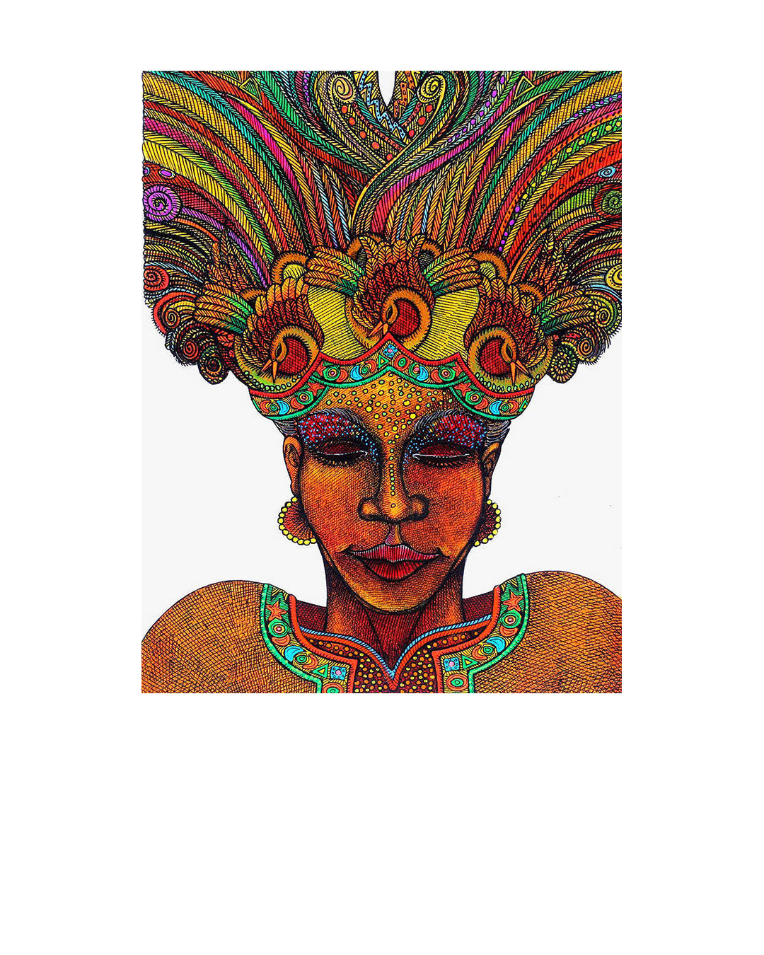 Glory Of A Woman — original artwork by Charles A. Bibbs