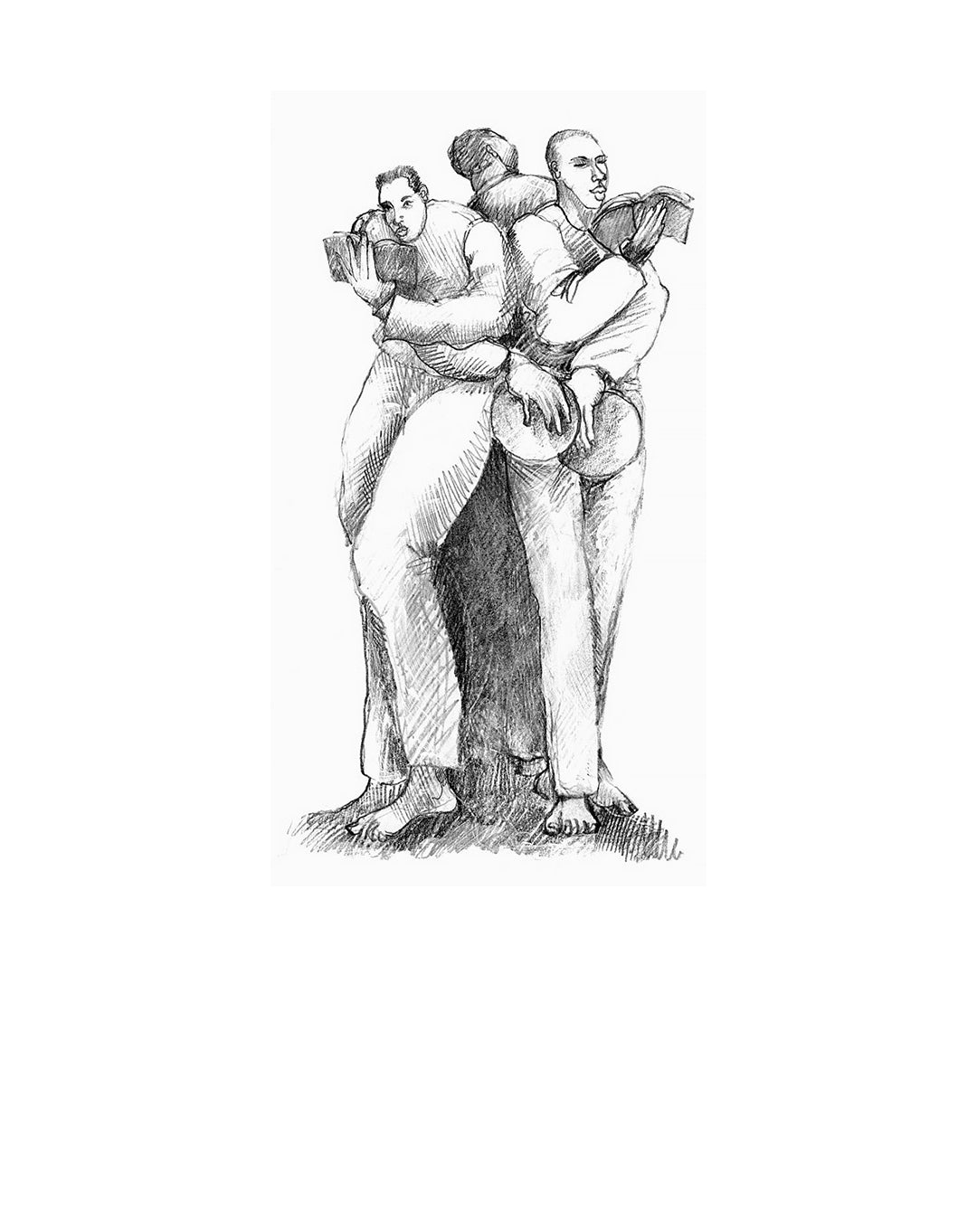Mind Game Study 2 — original artwork by Charles A. Bibbs