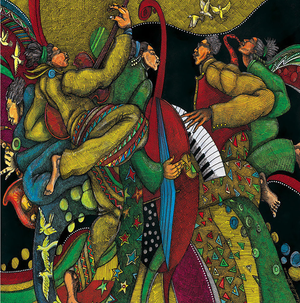 Detail of Rhythm Beats by Charles A. Bibbs