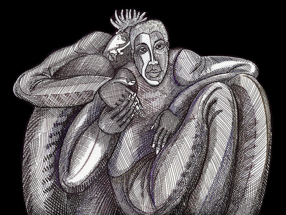 Detail of Together #2 by Charles A. Bibbs