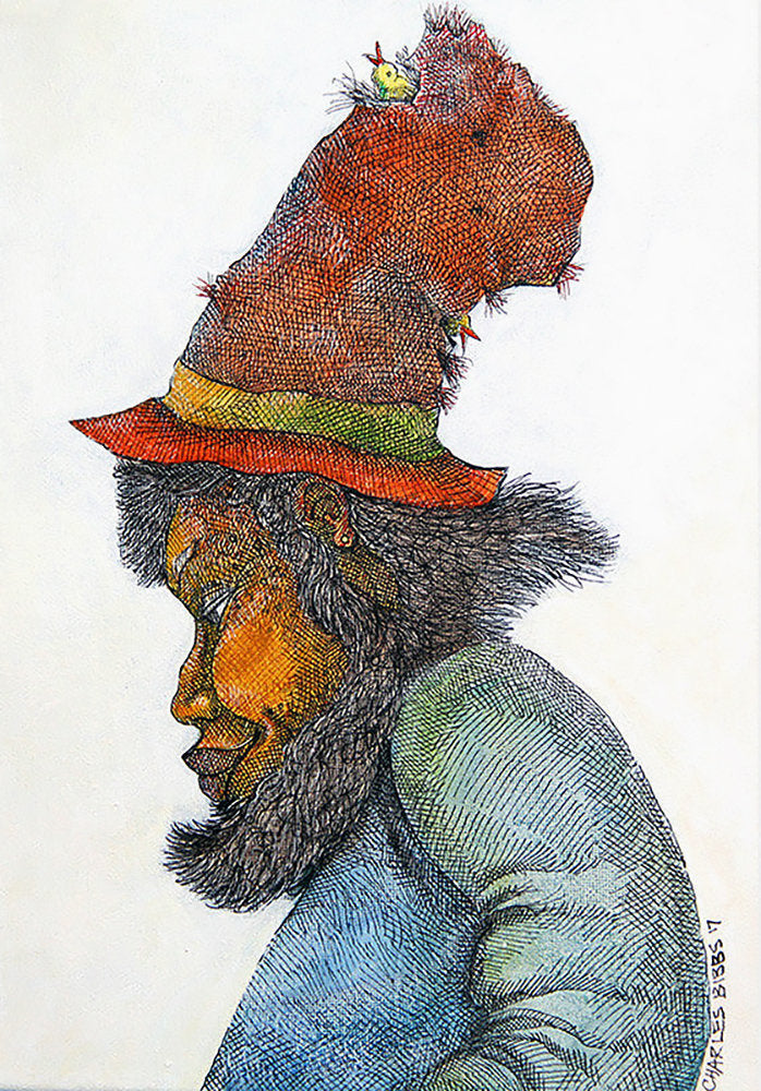 Detail of The Visitor (Bagman Series) by Charles A. Bibbs