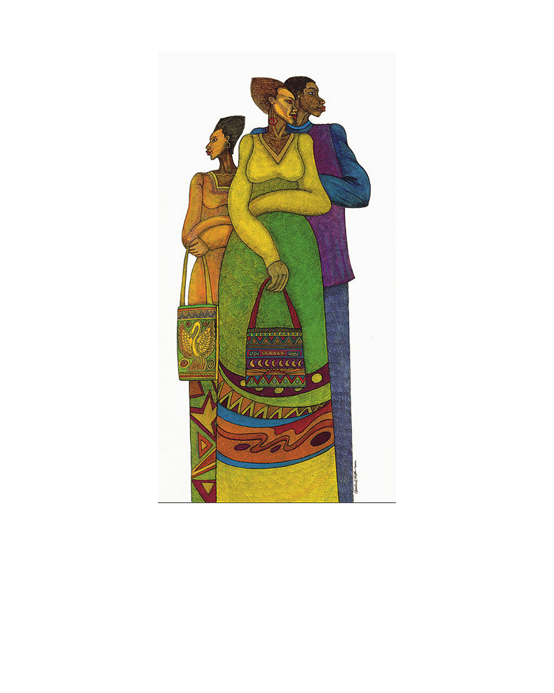 Family Colors — original artwork by Charles A. Bibbs