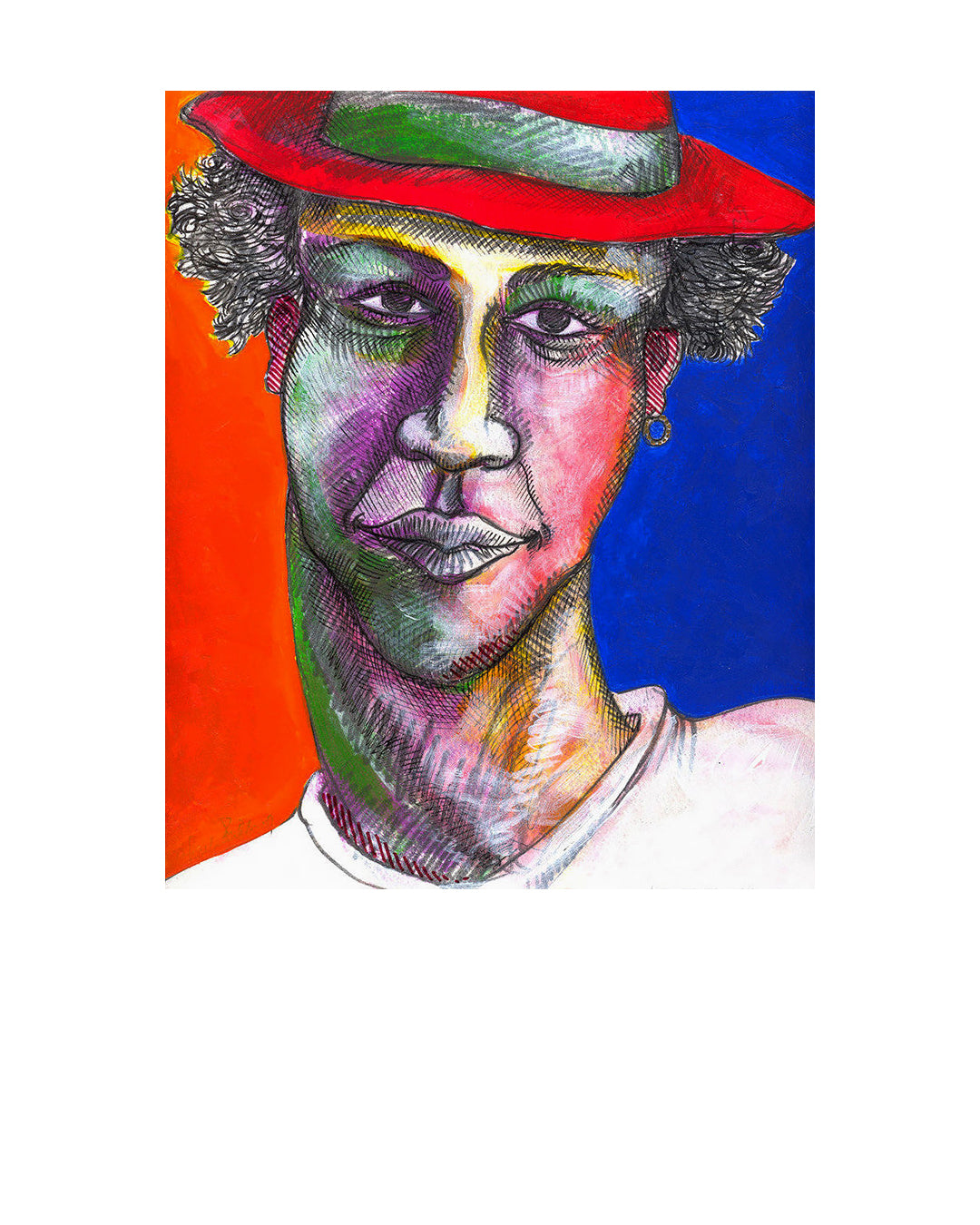Colored Man #1 — original artwork by Charles A. Bibbs