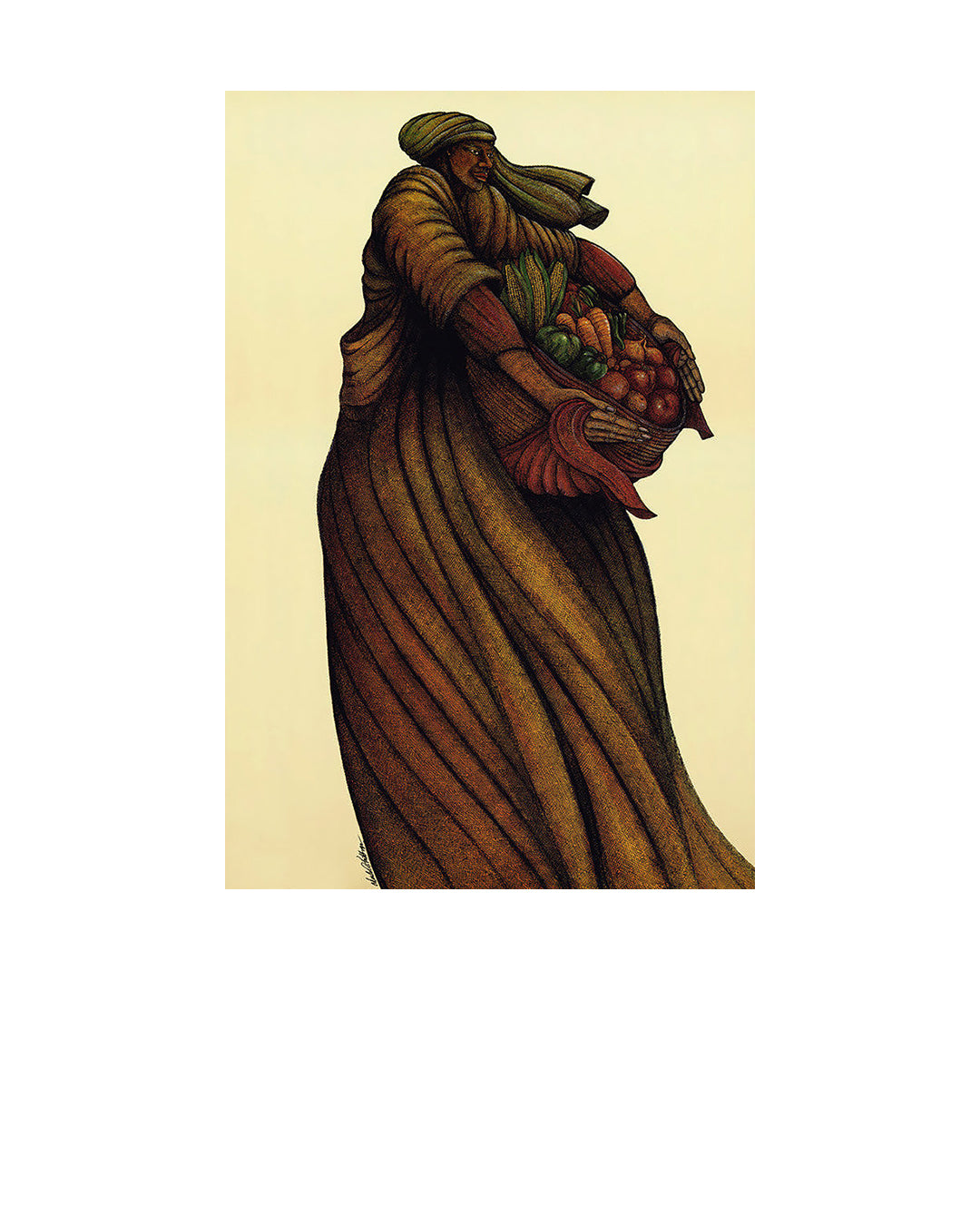 Blessed Harvest — original artwork by Charles A. Bibbs