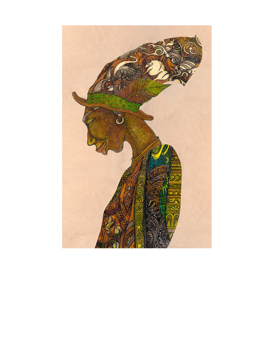 The Earth Keeper — original artwork by Charles A. Bibbs