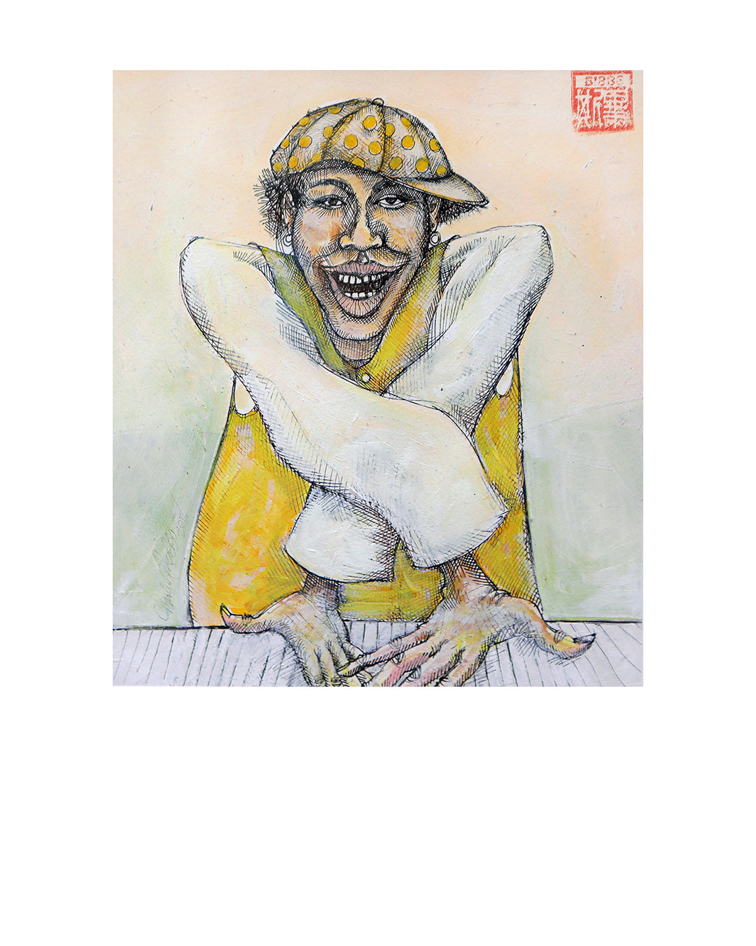 Criss Cross — original artwork by Charles A. Bibbs