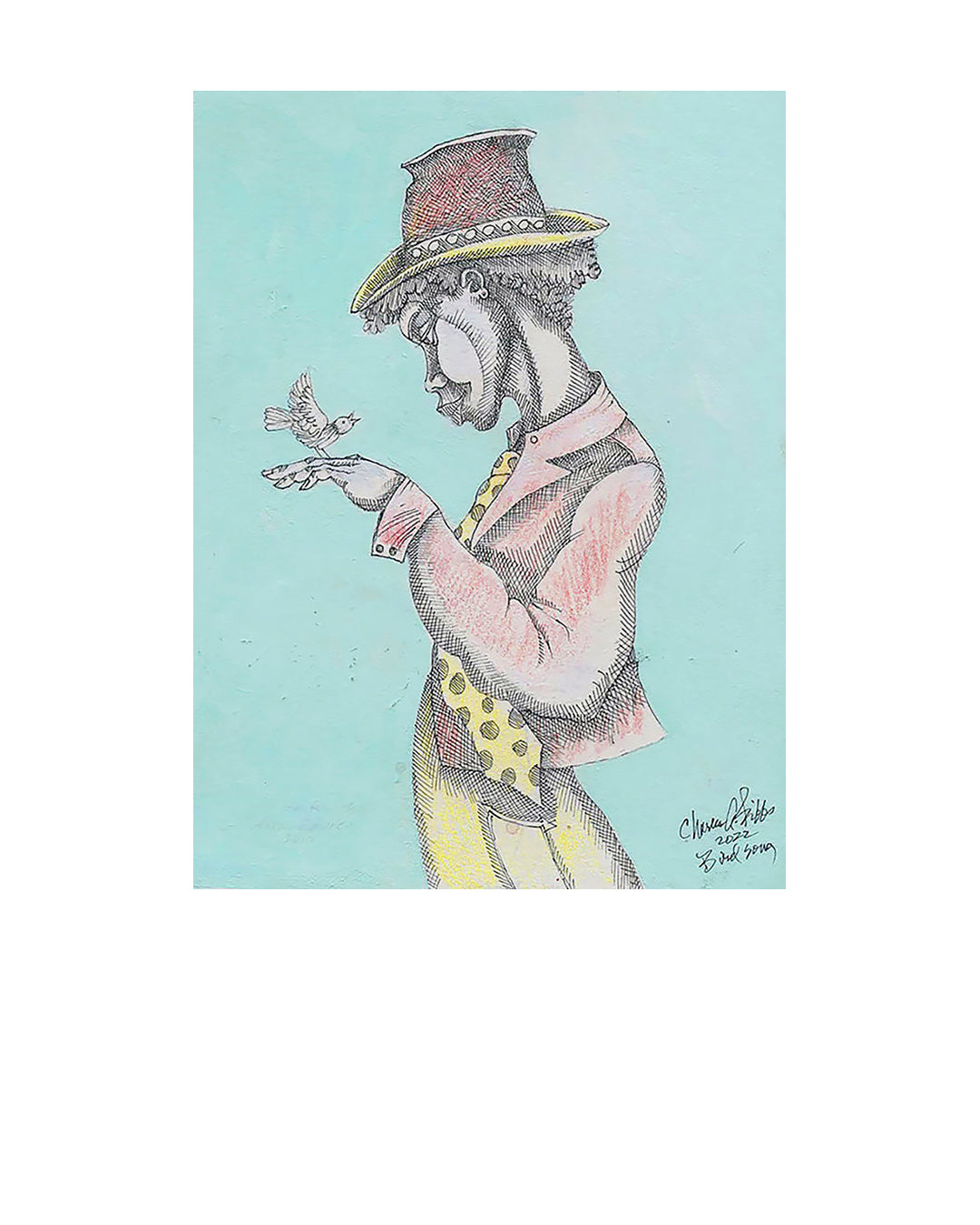 Bird Song — original artwork by Charles A. Bibbs